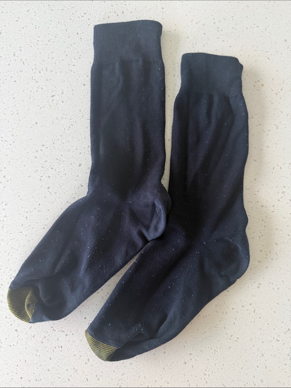 Gold Toe navy Crew Dress Socks